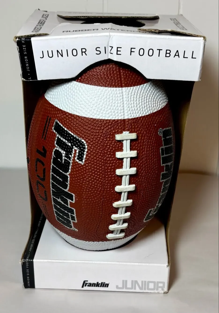 Franklin Junior Size Football Rubber Waterproof- New in Box